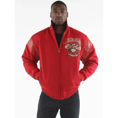 PELLE PELLE LIMITED EDITION RED WOOL JACKET ,Pelle-pelle,pelle-pelle-jacket, pelle-pelle-jackets,pelle-jacket,pellepelle,pelle,jacket,leather-jacket