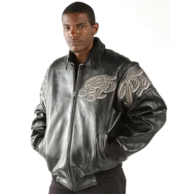PELLE PELLE MB BLACK LEATHER JACKET jacket, pelle-pelle-jackets, pelle-jacket, pellepelle, pelle, jacket, leather-jacket