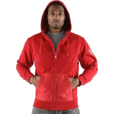 PELLE PELLE HOODED RED JACKET jacket, pelle-pelle-jackets, pelle-jacket, pellepelle, pelle, jacket, leather-jacket