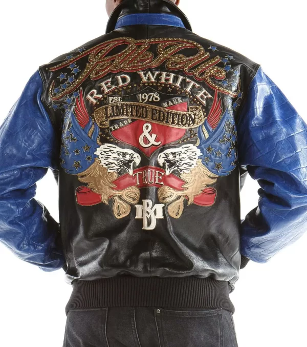 Black Blue Pelle Pelle | Red White & True Leather Jacket