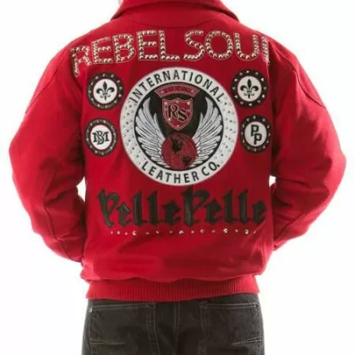 Red Pelle Pelle Rebel Soul Jacket