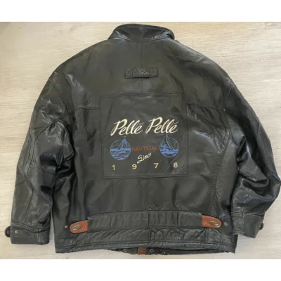 Elevate your urban style with the "Pelle Pelle Vintage Black Bomber Jacket" – an iconic piece that combines comfort with urban sophistication