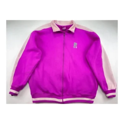 Pelle Pelle Pink Varsity Cotton Jacket