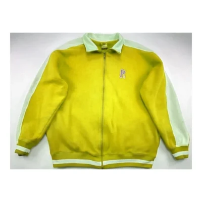 Pelle Pelle Yellow Varsity Cotton Jacket