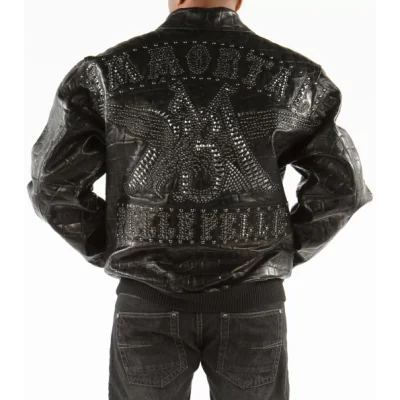 Black Leather Jacket ,Pelle Pelle Immortal Black Leather Jacket ,men jacket