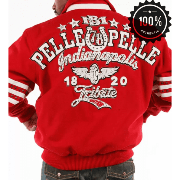 Red Tribute Wool Jacket , pelle pelle jacket