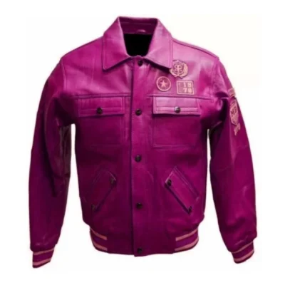 Pelle Pelle Star 1978 Pink Leather Jacket , Pink Leather Jacket ,
