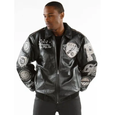 Pelle Pelle Black Domination Leather Jacket ,Pelle Pelle Black Domination ,Domination Leather Jacket