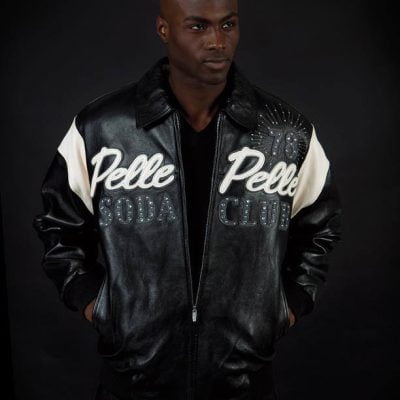 Pelle Pelle Black Leather Jacket ,Pelle Pelle ,Black Leather Jacket