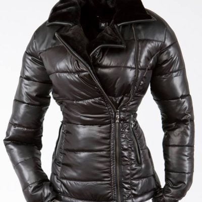 Pelle Pelle Black Women Coat ,Quilted Puffer Coat