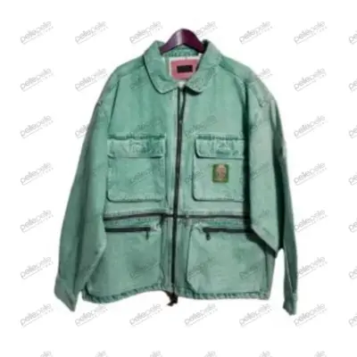 Pelle Pelle Vintage Green Denim Jacket
