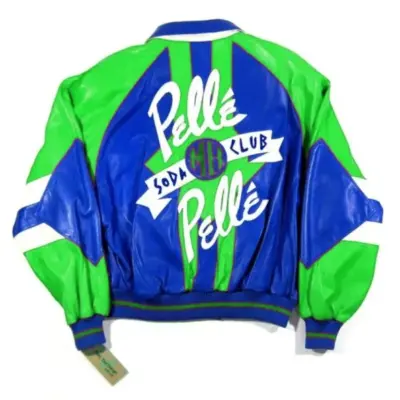 Pelle Pelle Green Blue Soda Club Jacket