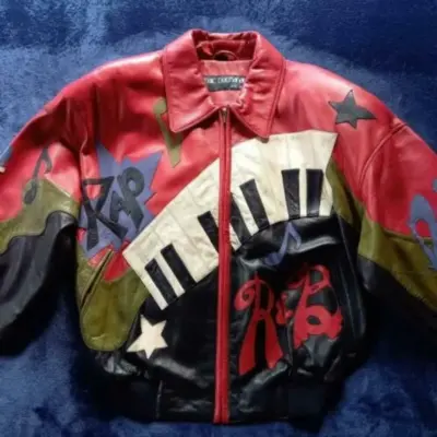Pelle Pelle Red Rap Piano Leather Jacket