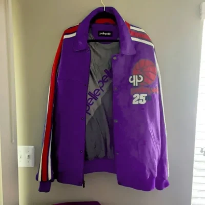 Pelle Pelle Purple Basketball 1978 Jacket