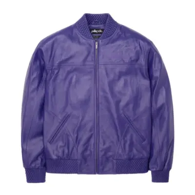 Pelle Pelle Purple Burnish Leather Jacket