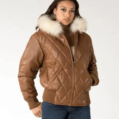 Pelle Pelle Quilted Leather Brown Jacket