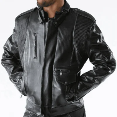 Pelle Pelle Black Ghost Leather Jacket