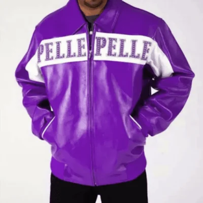 Pelle Pelle Men Purple Vintage Jacket