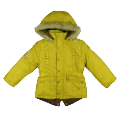 Pelle Pelle Yellow Snorkle Fur Hood Jacket